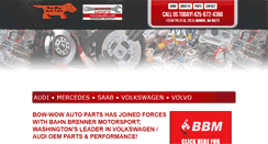 Desktop Screenshot of bowwowimport.com